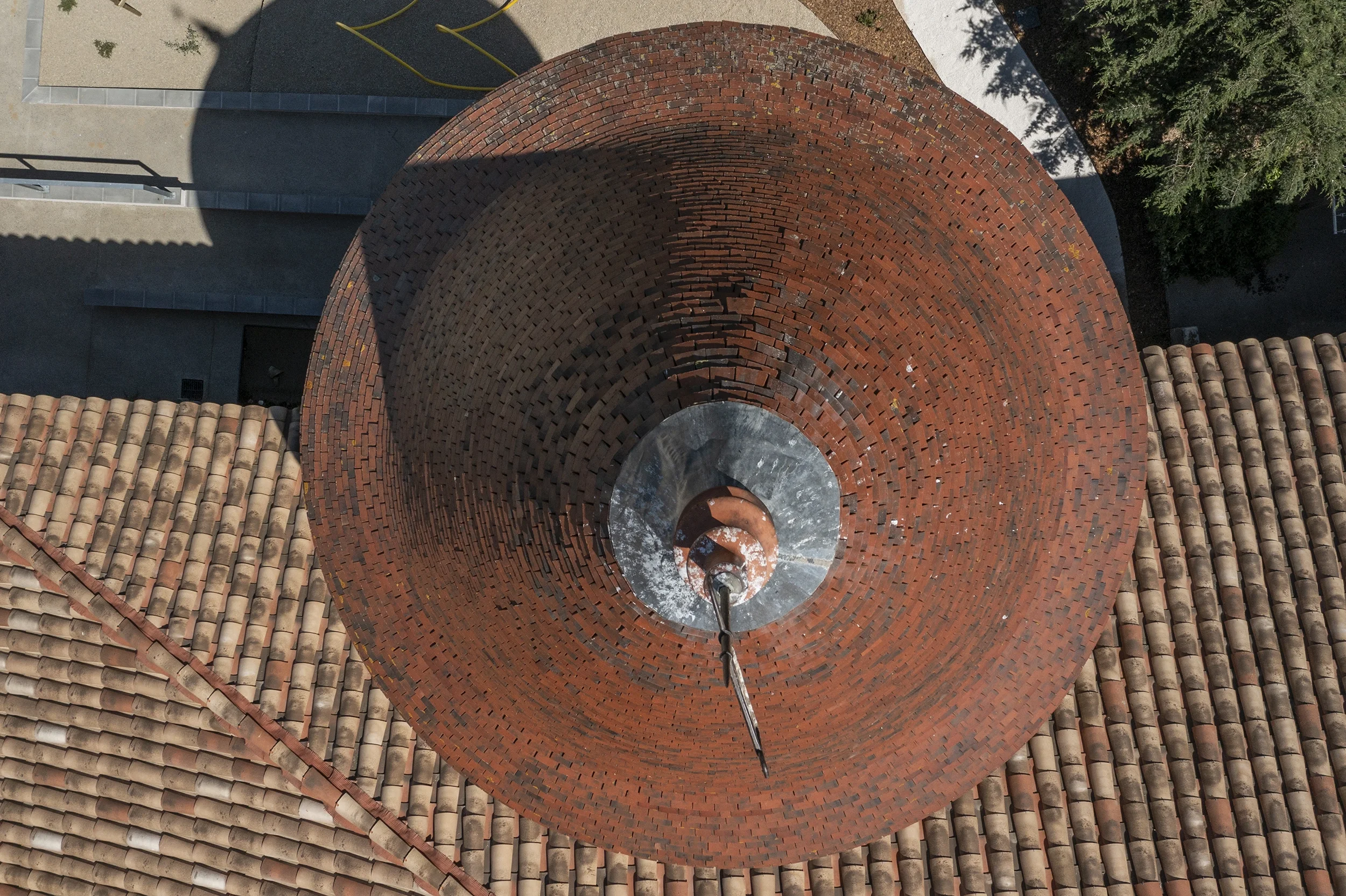 Vue aérienne du centre d'arts et du patrimoine Sud-Hérault – photographie drone patrimoine