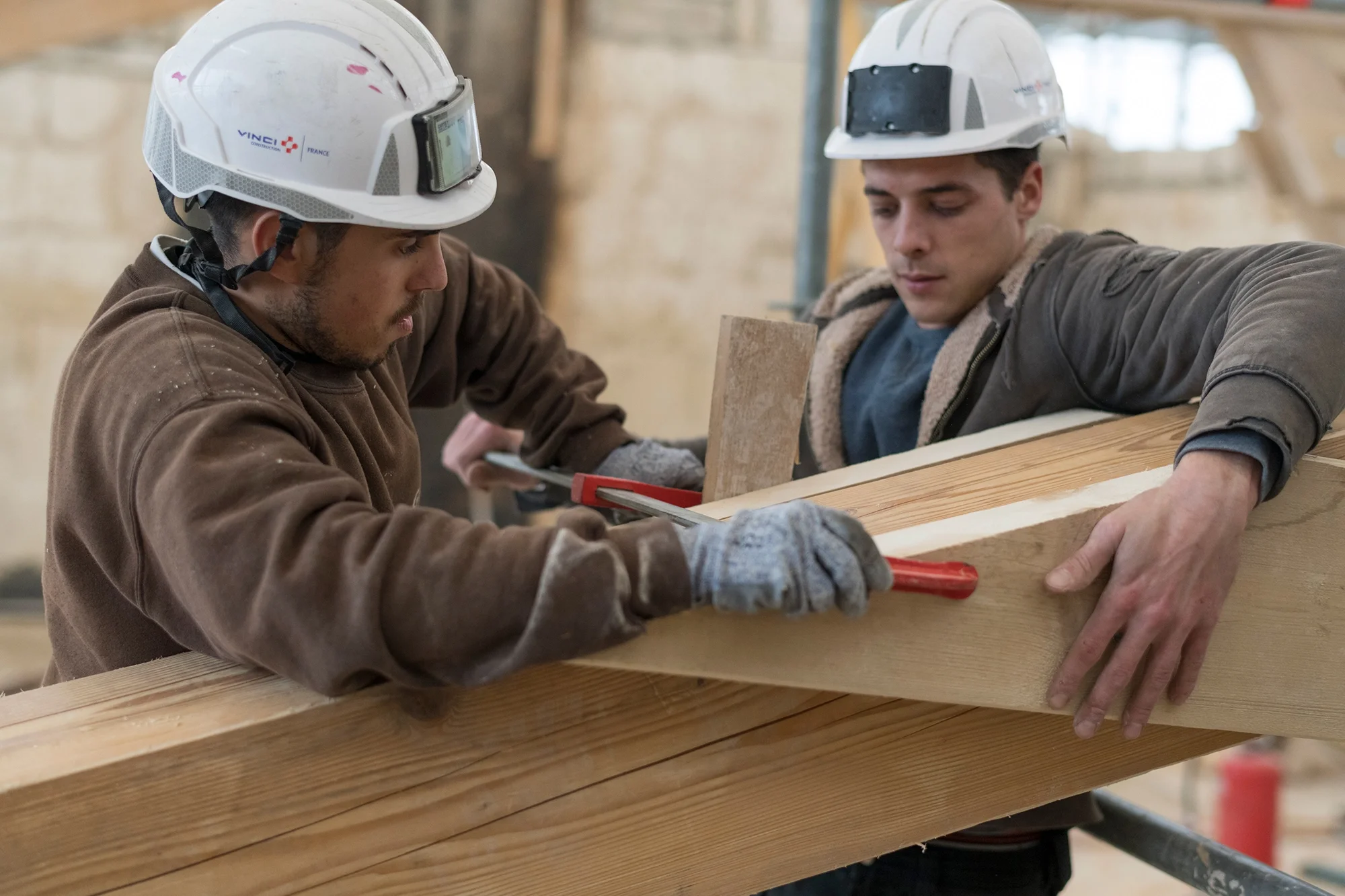 Photographe patrimoine reportage suivi de chantier restauration du chateau de Mauguio