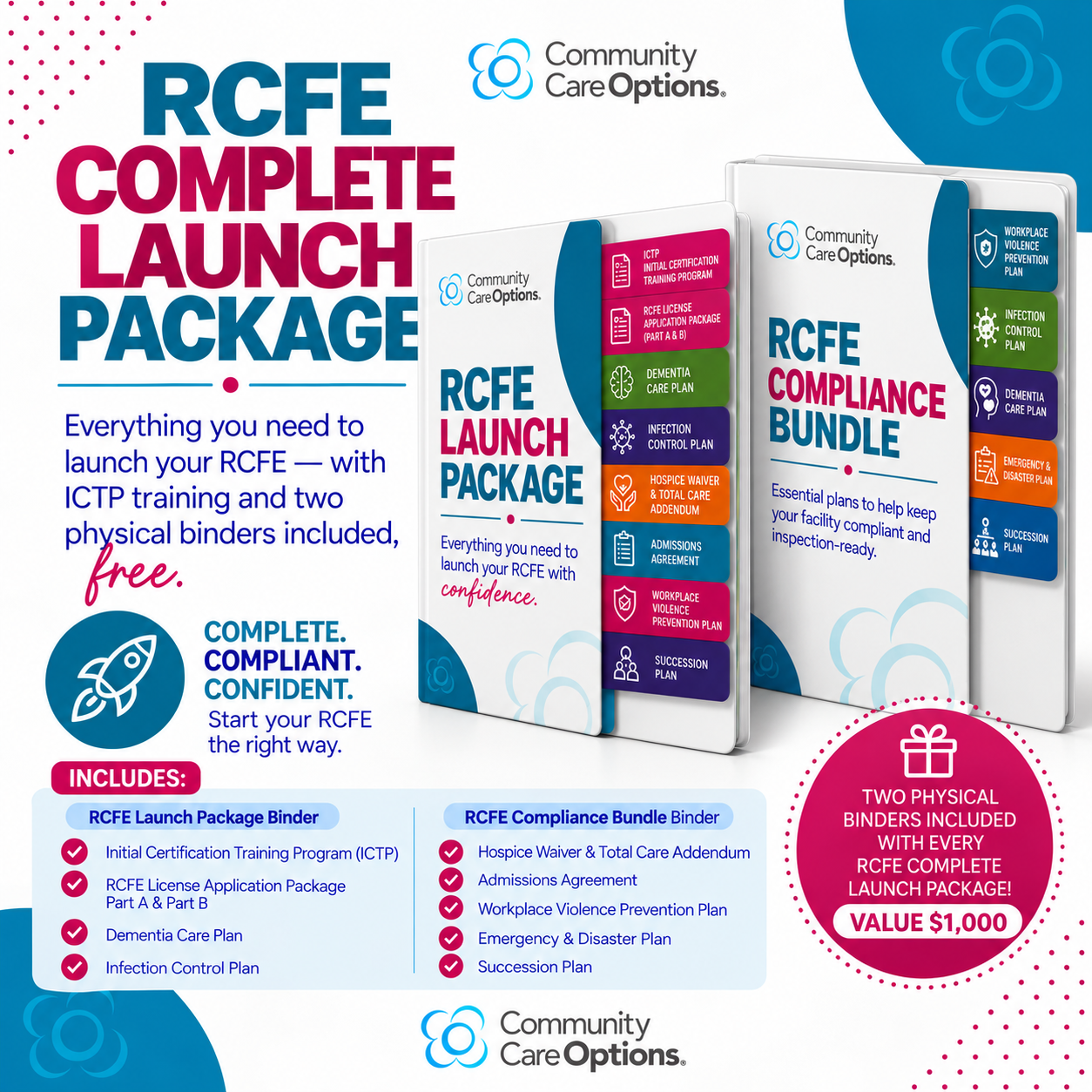 RCFE Complete Launch Package (Includes Initial Certification)