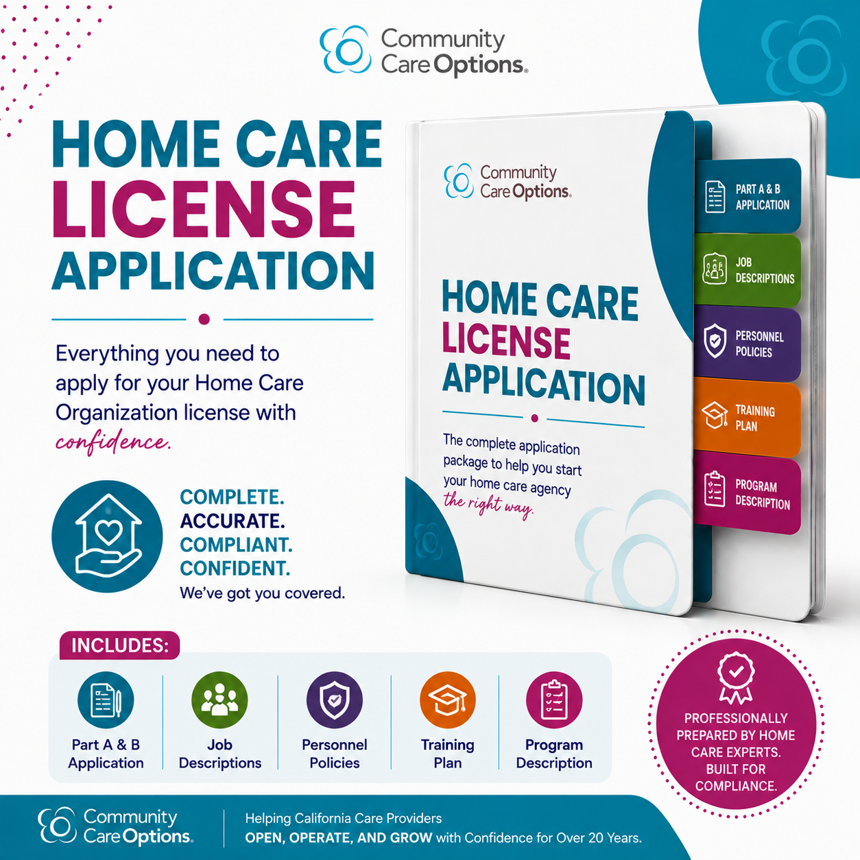 Home Care Organization License Application