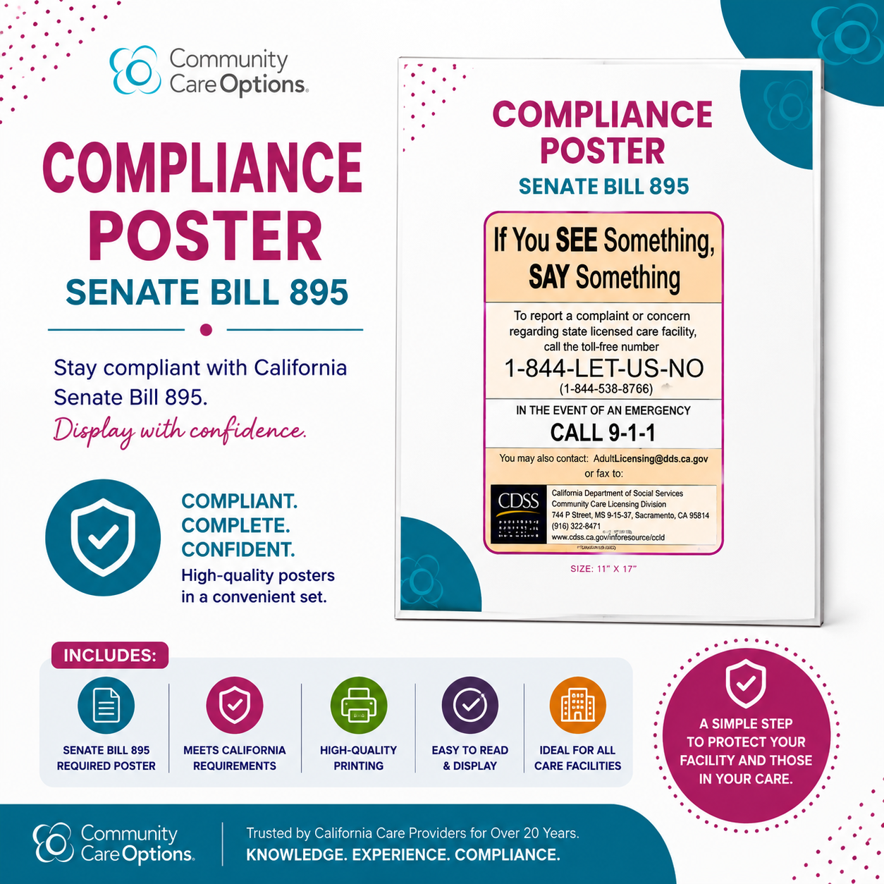 Compliance Posters – Senate Bill 895 (See Something)