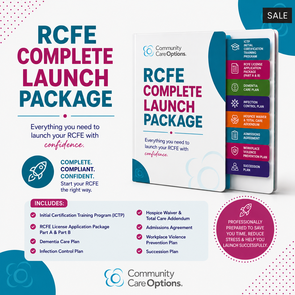 RCFE Complete Launch Package (Includes Initial Certification)