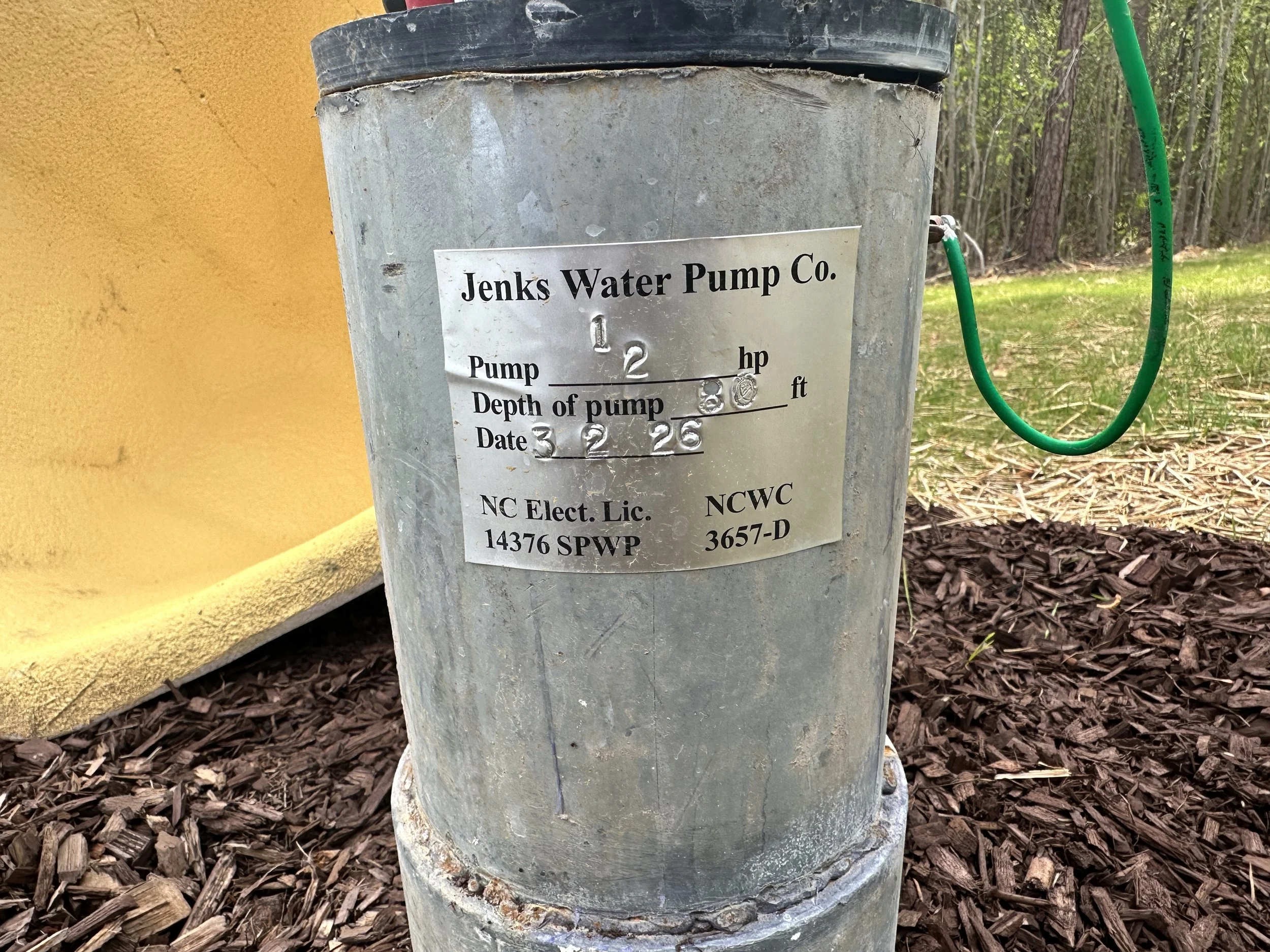 underwriter ready well water report North Carolina