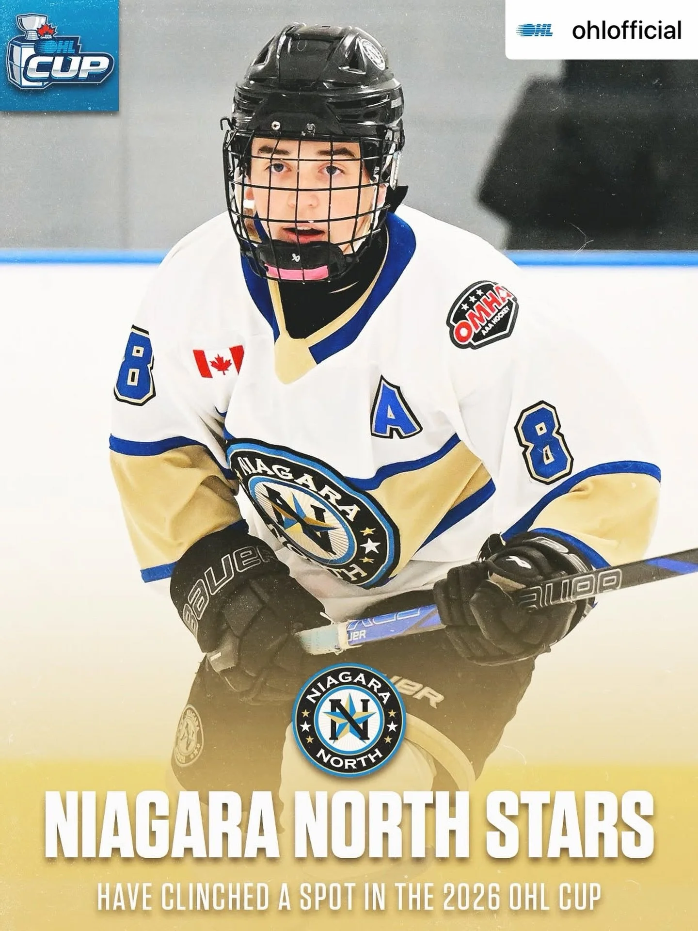 Congratulations to SHM client Jacob Greene and the Niagara North Stars on punching their ticket to the 2026 #OHLCup!

Greene led the Niagara North Stars in goals, assists, and points this season, playing a huge role in the team&rsquo;s success. He&rs