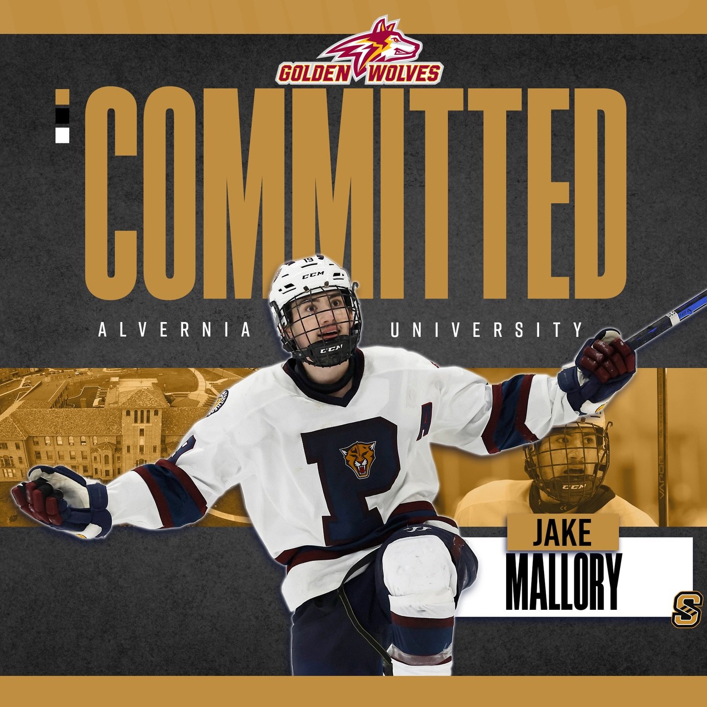 NCAA COMMITMENT 🔴🟡

Congratulations to 2005-born forward Jake Mallory (@jakemallory_) on his commitment to Alvernia University!

Jake will continue both his academic and hockey career at Alvernia beginning in the 2026&ndash;27 season.

Wishing you 