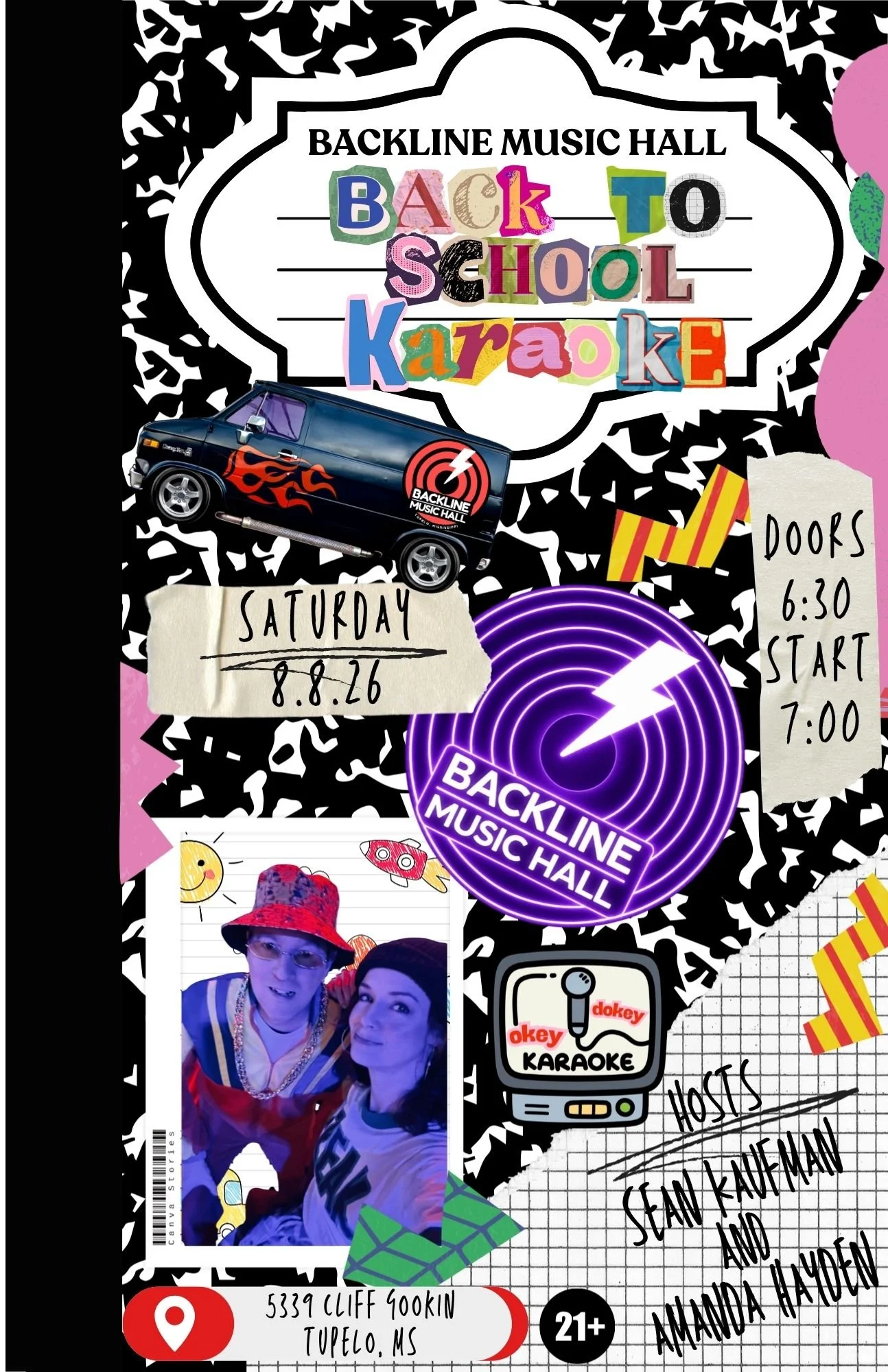 Modern Retro Colorful Composition Scrapbook Birthday Poster.jpeg