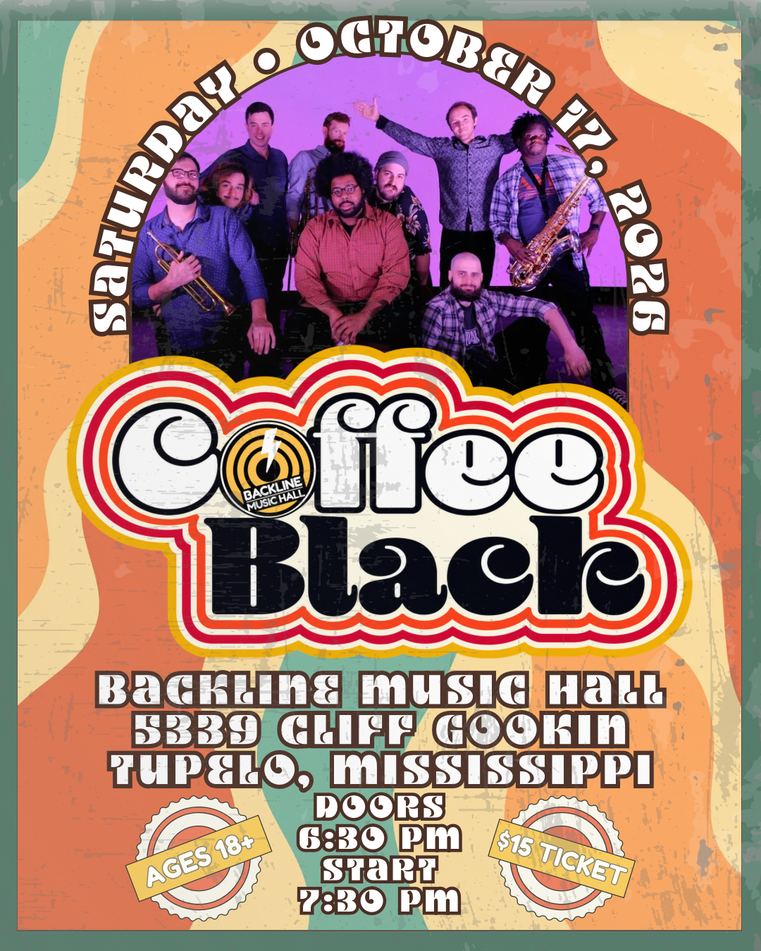 Orange Teal Cream Retro Music Concert Poster (11 x 17 in) (Instagram Post (45)).png