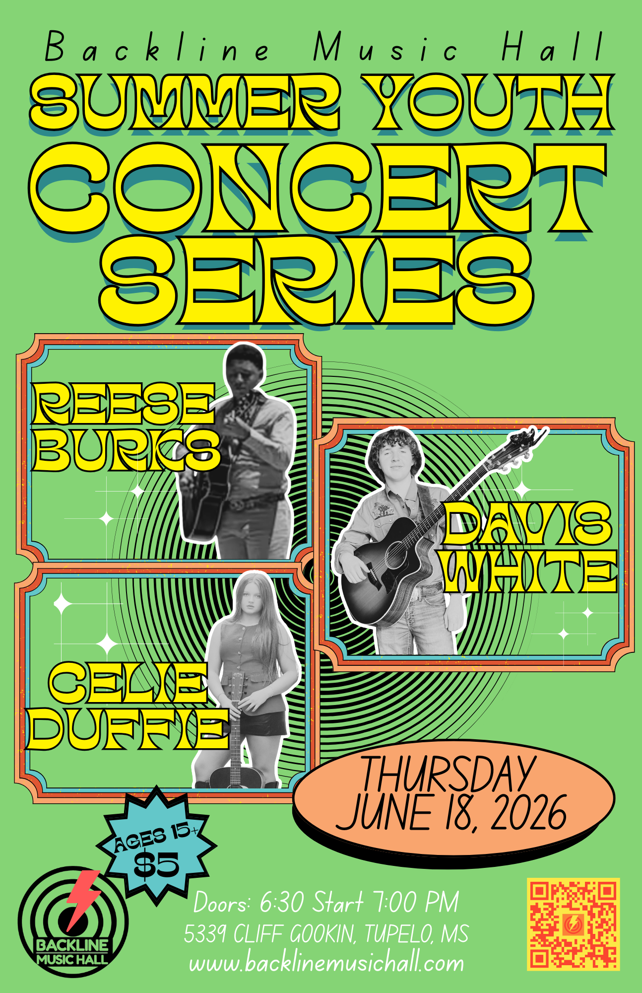 Orange Retro Music Festival Event Invitation Instagram Post (11 x 17 in) - 1.png