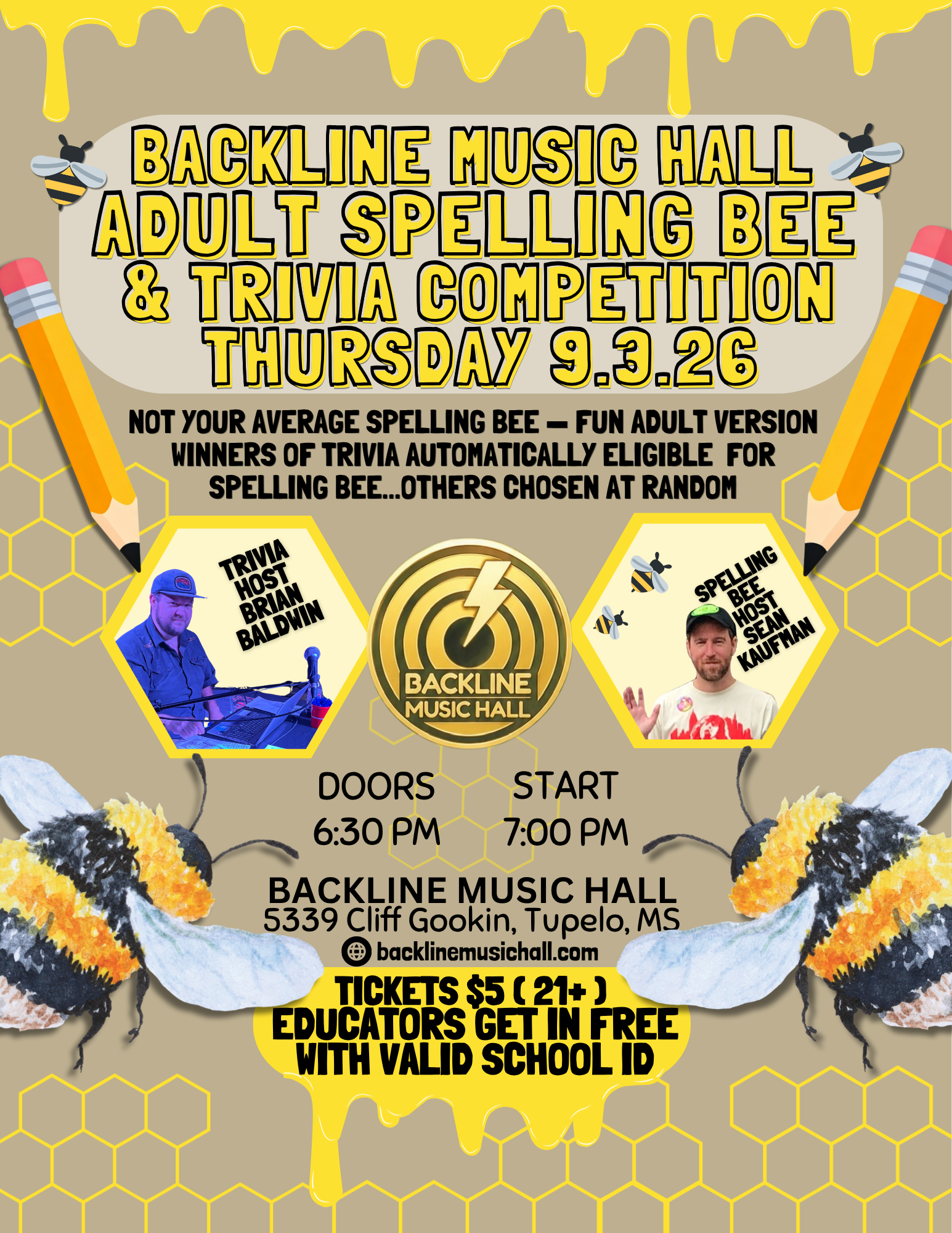 Yellow Modern Spelling Bee Competition Flyer.png