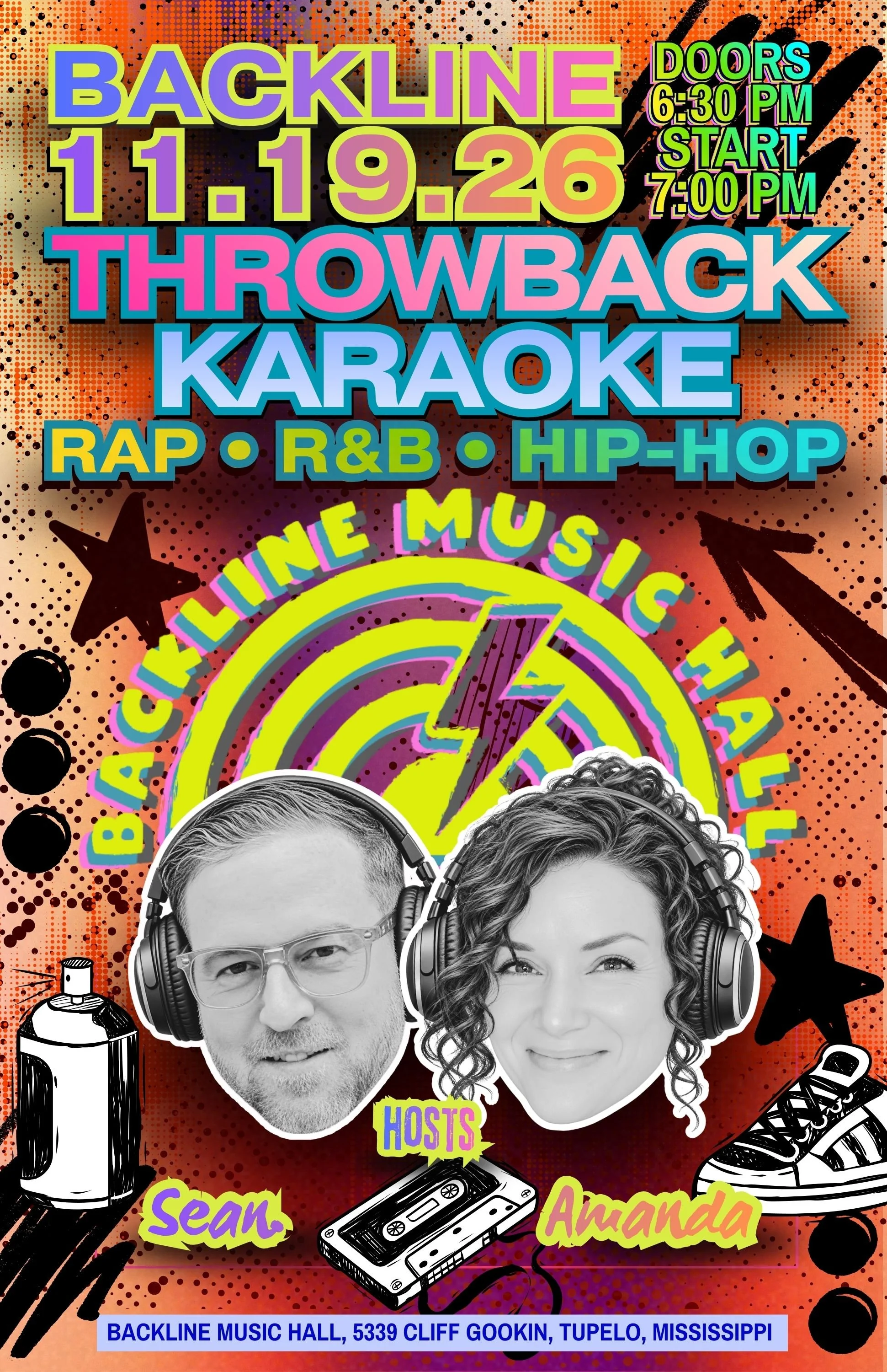 Blue Yellow and White Bold Music Party Flyer (11 x 17 in).jpeg