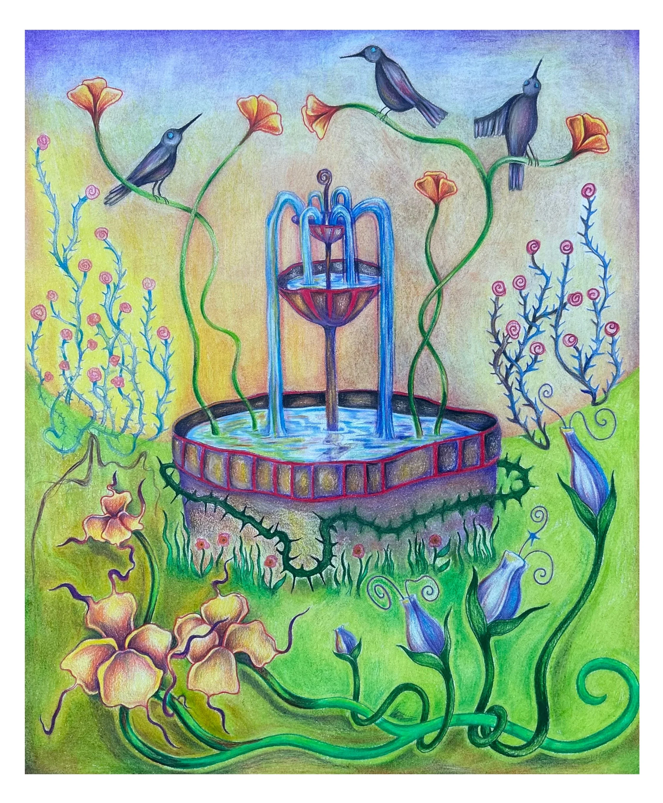 Fountain Print 11" x 14"