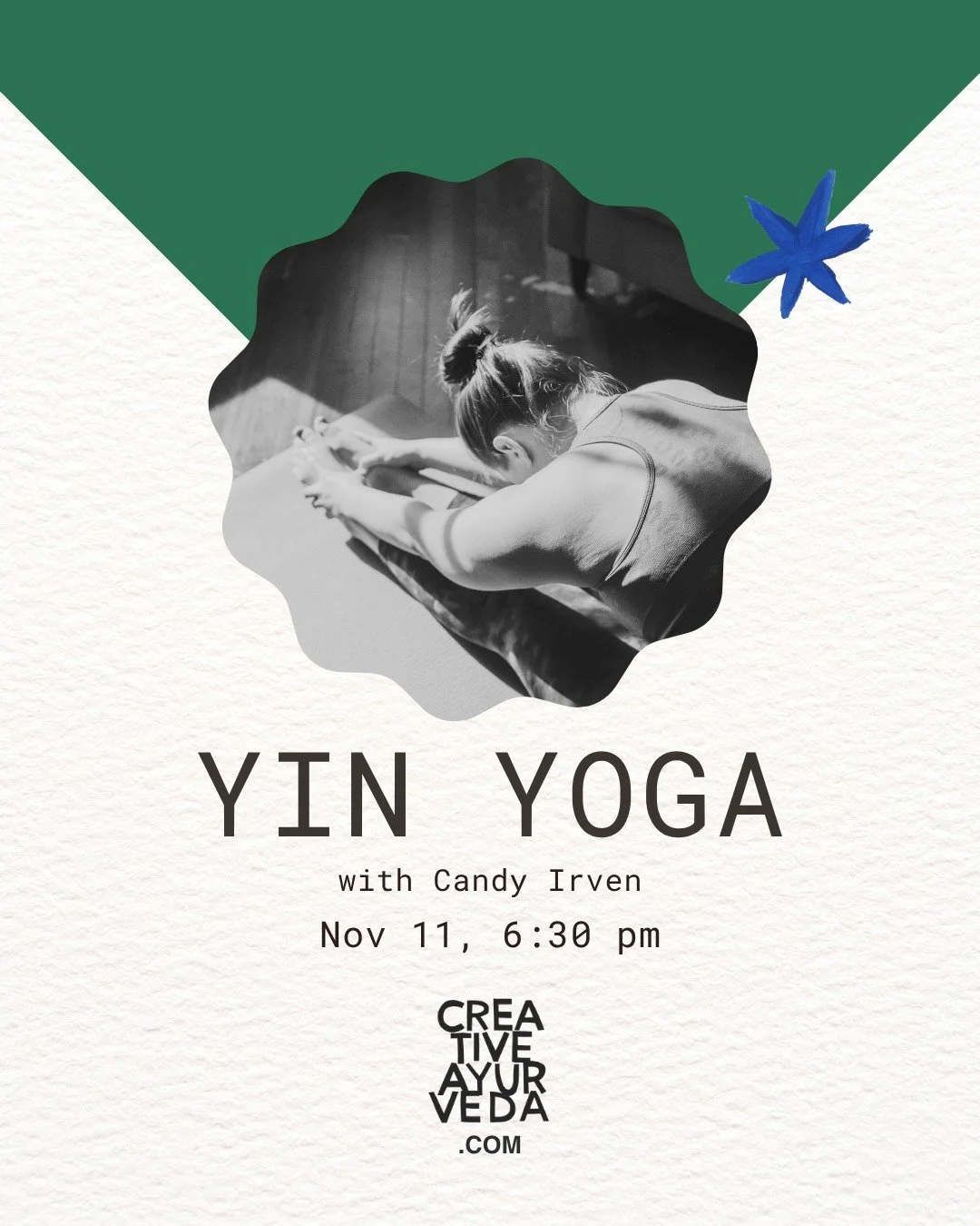 The world keeps doing doing doing... this class invites you to just BE. 

Yin Yoga is a pause&mdash;a moment to soften, settle in, and let the nervous system chill. You&rsquo;ll do fewer poses, but you hold them for longer, letting gravity and stilln