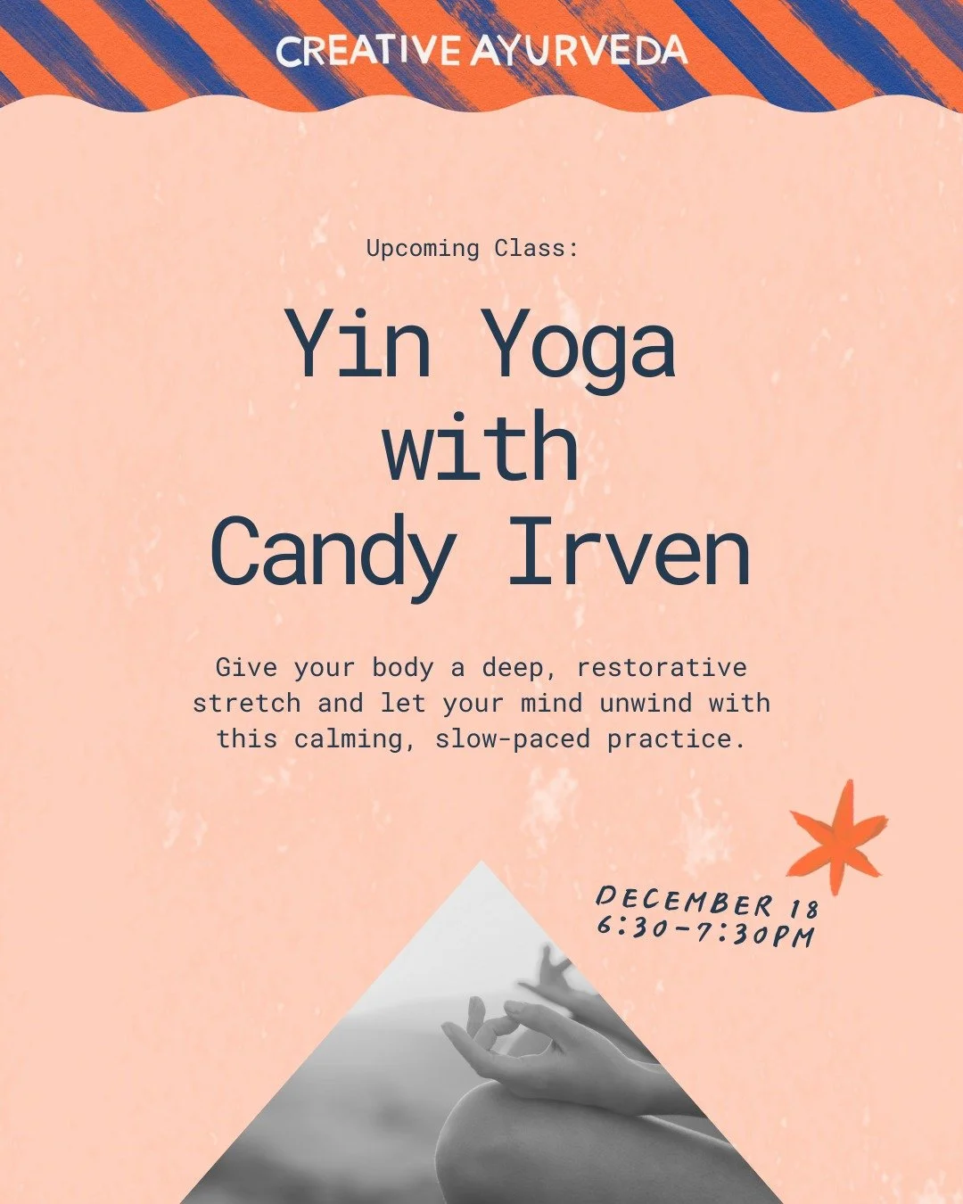 Hi friends! Yin yoga with Candy is happening this Thursday from 6:30-7:30pm! There are still spots available &mdash;  grab one for you and bring a friend. ☺

Sign up link in profile!