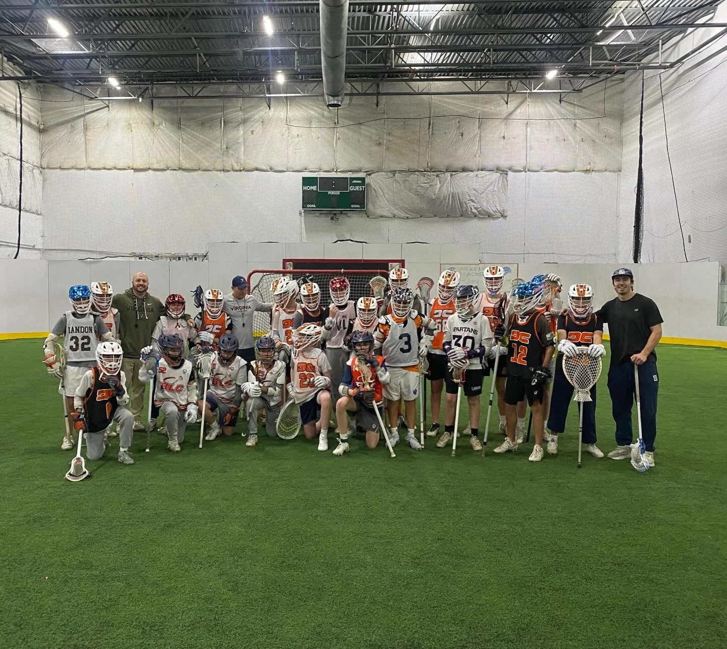 This weekend, our players got an incredible opportunity to train with @uvamenslax&rsquo;s elite coaching staff, @coachcassese, @connorshellenberger1, and Logan Greco, at Rockville Sportsplex! 🥍

This is what winter work is all about. Huge thanks to 