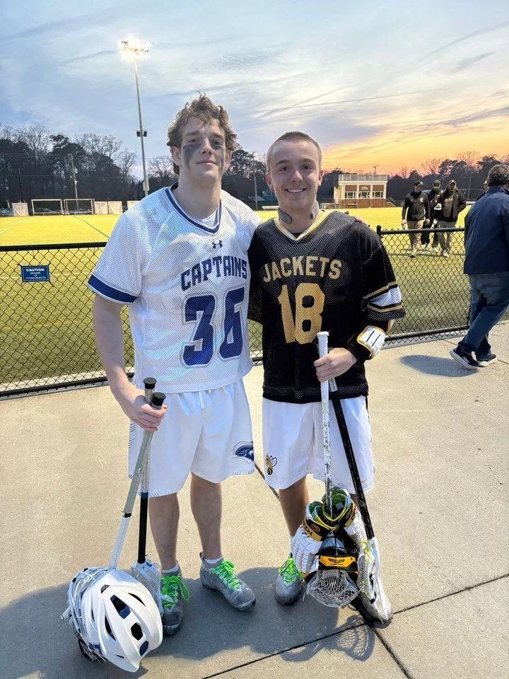 From DC Express and Bethesda Lacrosse Club, these 2025 Alums are now competing head-to-head at the collegiate level. 💪

DC Express + BLC Alum @jack_thompsoon 🤝 @cnumenslax 
DC Express Alum @andrewbrg18 🤝 @rmcmenslacrosse 

Keep setting the standar
