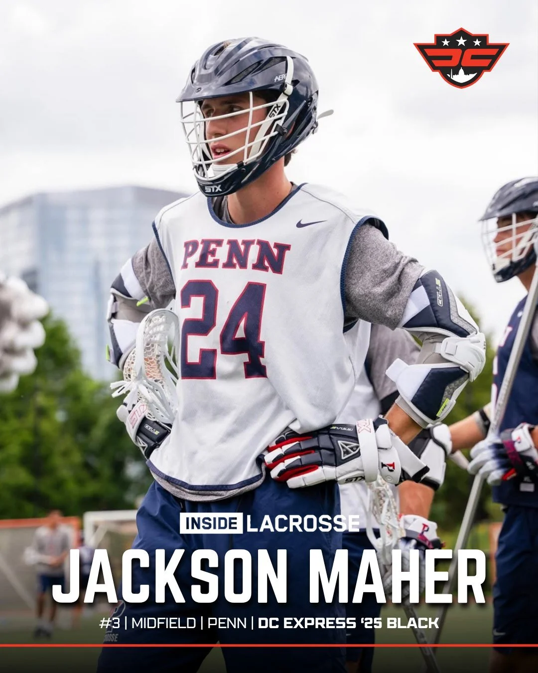 Huge recognition for a DC Express alum 👏 

@jackson.maher21 ('25 Black) has been named #3 in @insidelacrosse's D1 Freshman Impact Rankings. 

This @pennmenslax midfielder is making his presence known. 

We're proud of you.