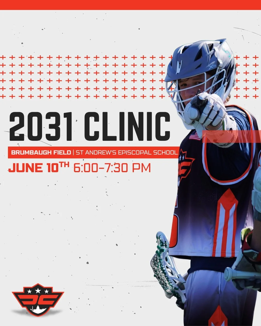 📣 2031 Clinic!

Get your summer work started and join us at SAES on June 10th. 

🕕 6:00&ndash;7:30 PM
📍 St. Andrew's Episcopal School

Register now via the link in our bio. Spots are limited, don't miss it.