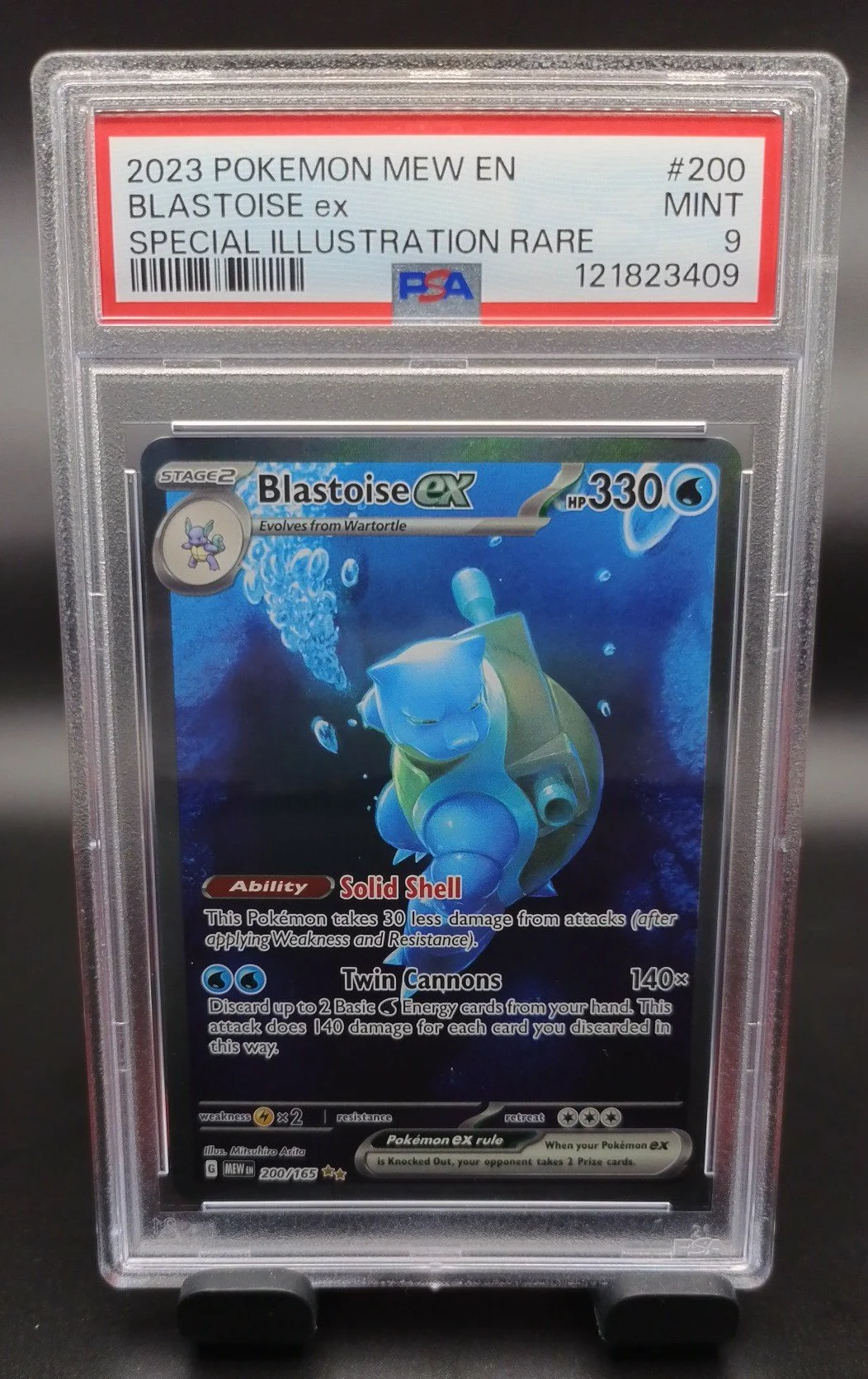 PSA 9 Blastoise ex MEW