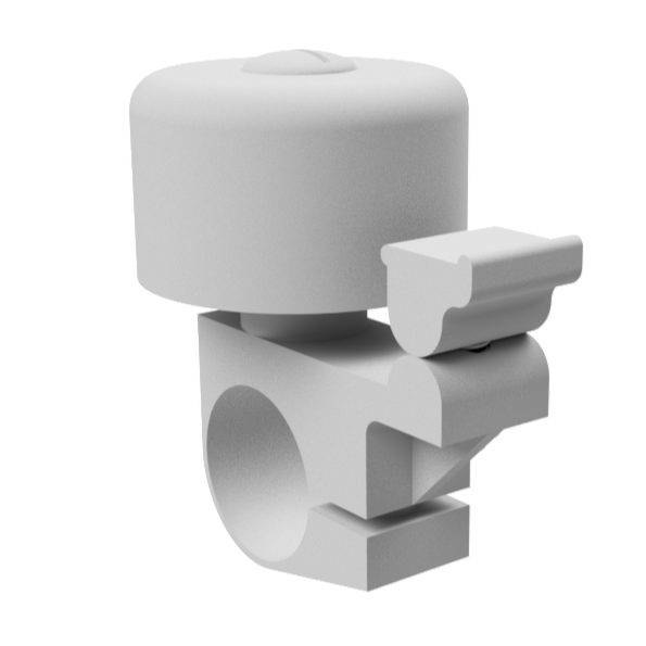 3D model of a bicycle bell.