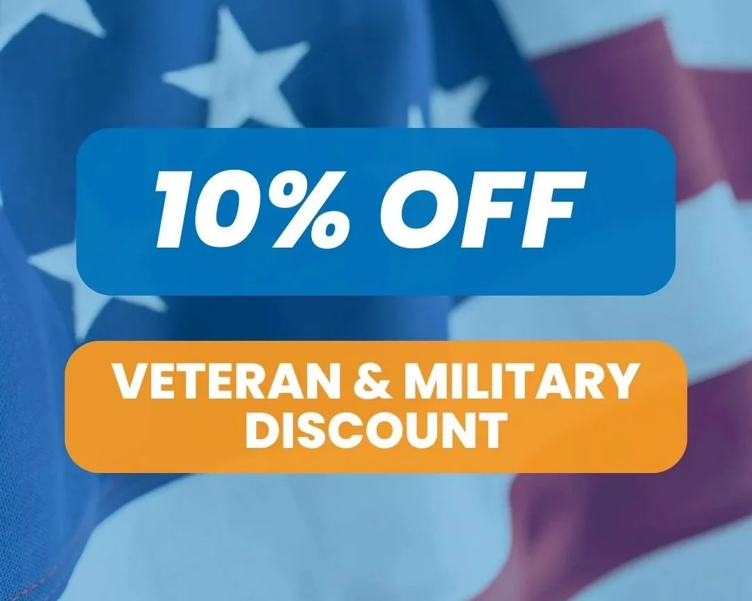 10% OFF Veteran &amp; Military Discount