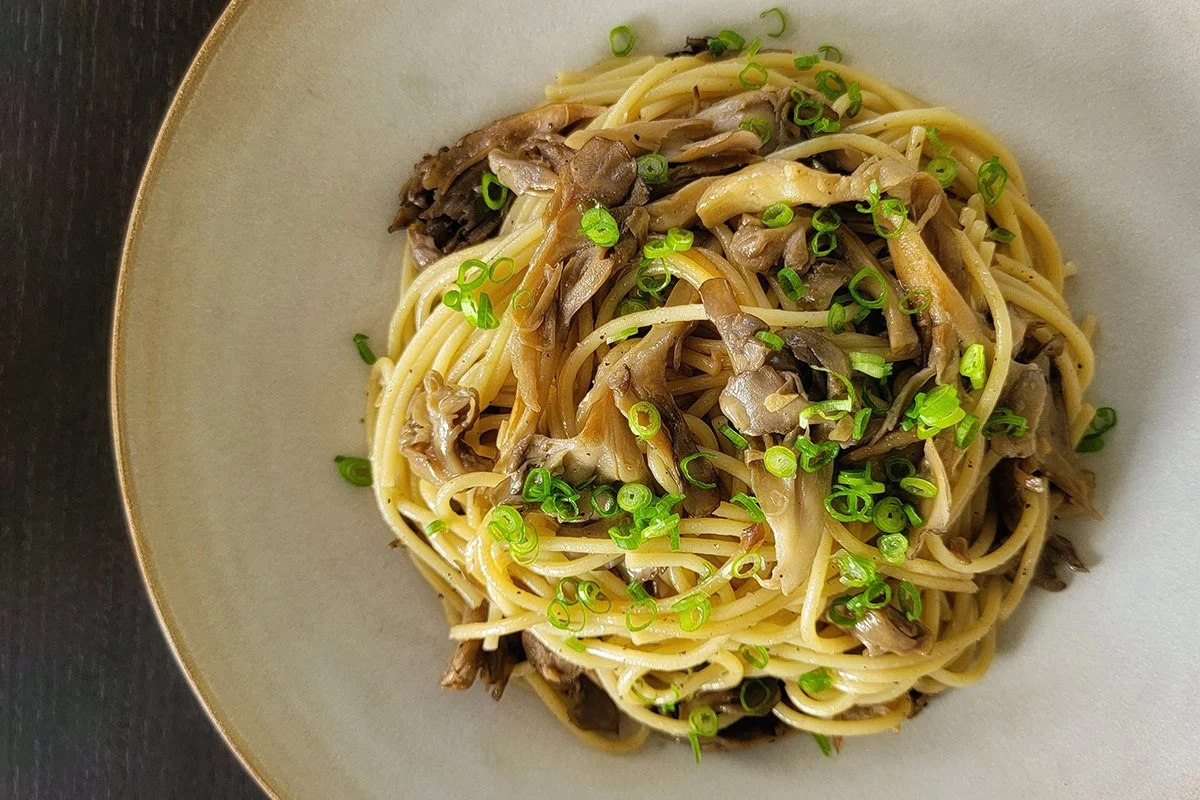 Butter Shoyu Maitake Pasta