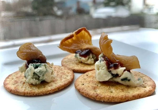 Maple Candied Snow Oyster Mushrooms