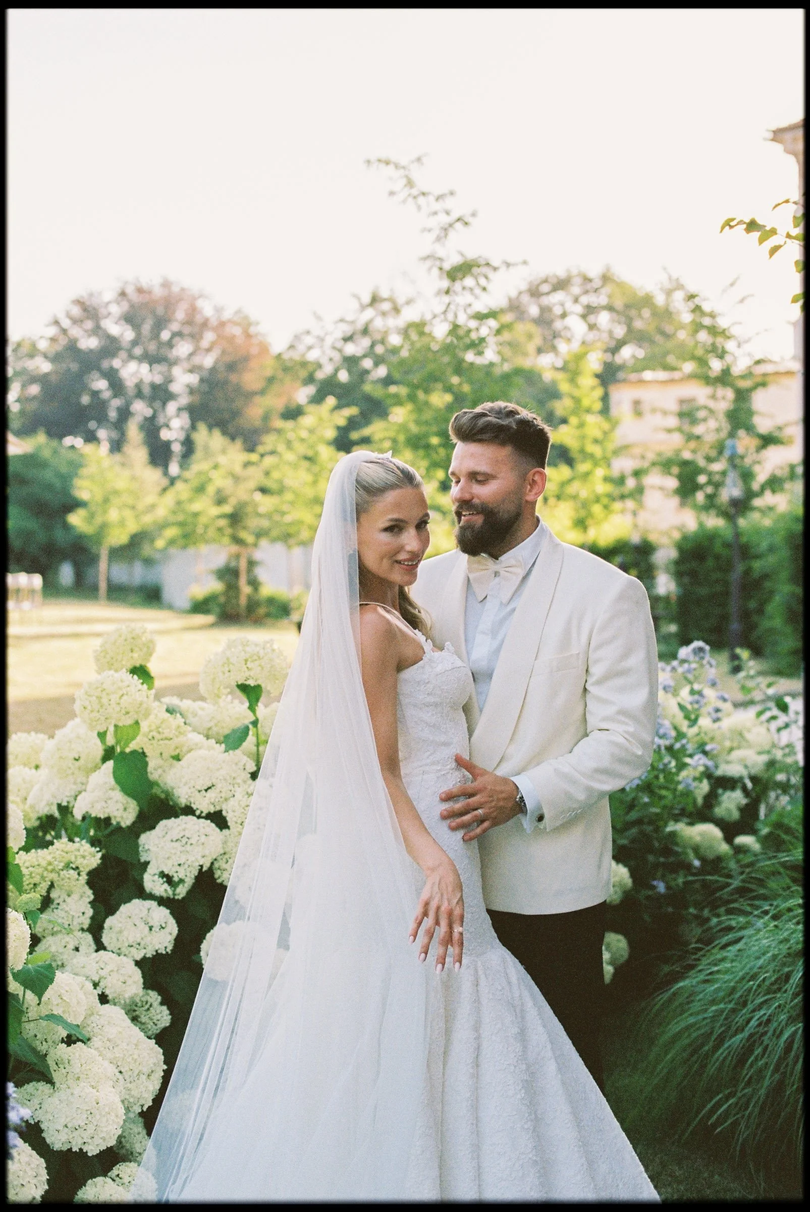 Analog film wedding photography in Europe