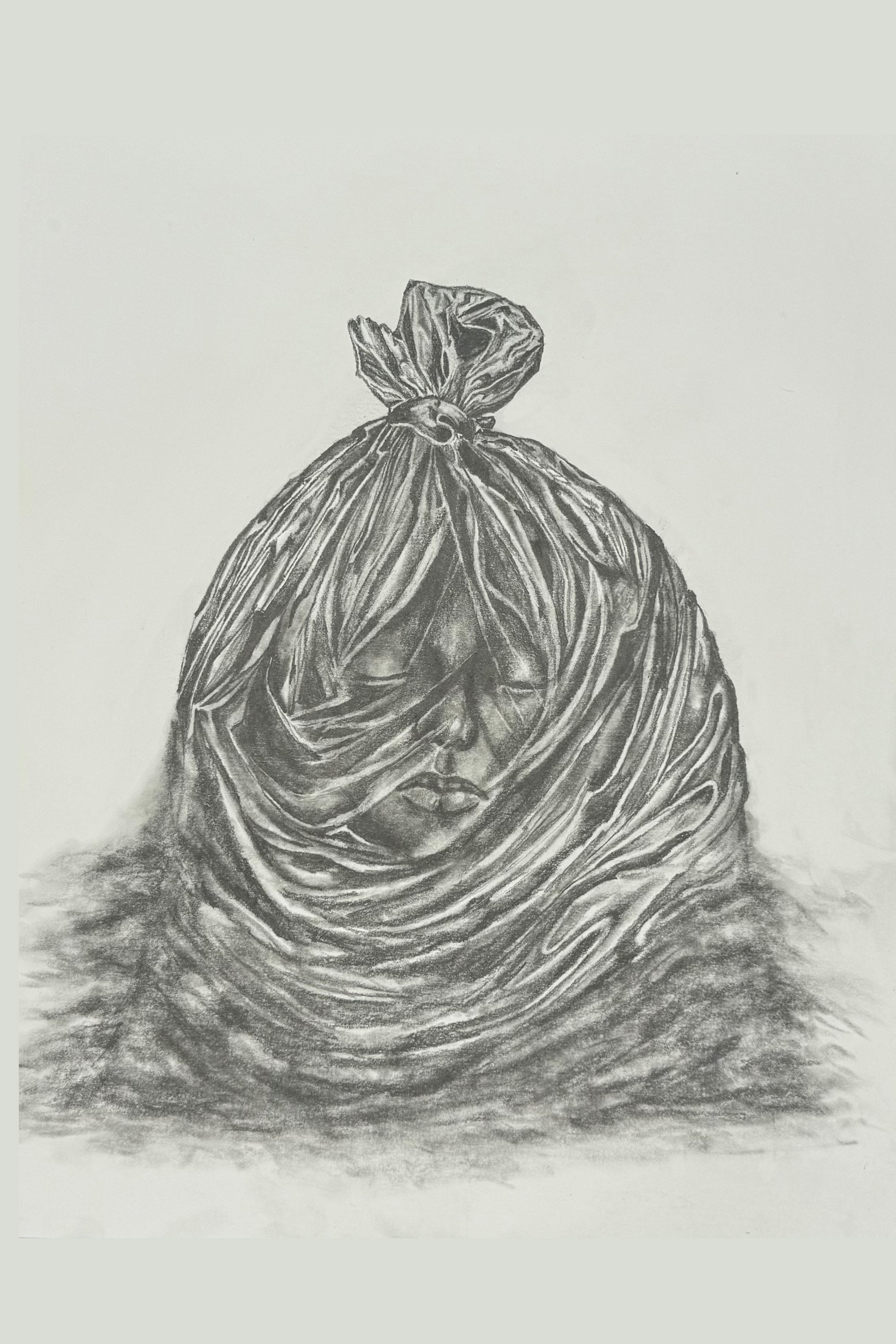 Contained
Graphite on paper
18'W x24"H
2026
