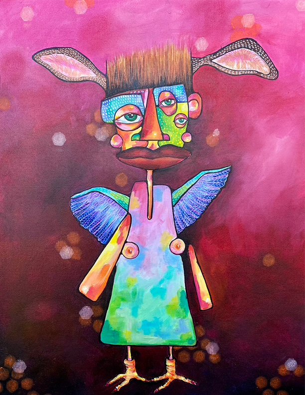 The Final Thought. Acrylic on canvas. 11x16 in