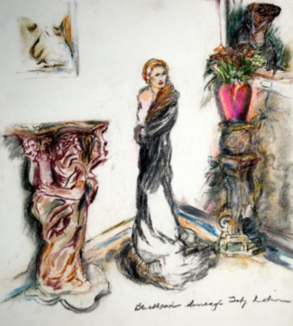 Dynasty Descendent with Ancestorial Portrait 