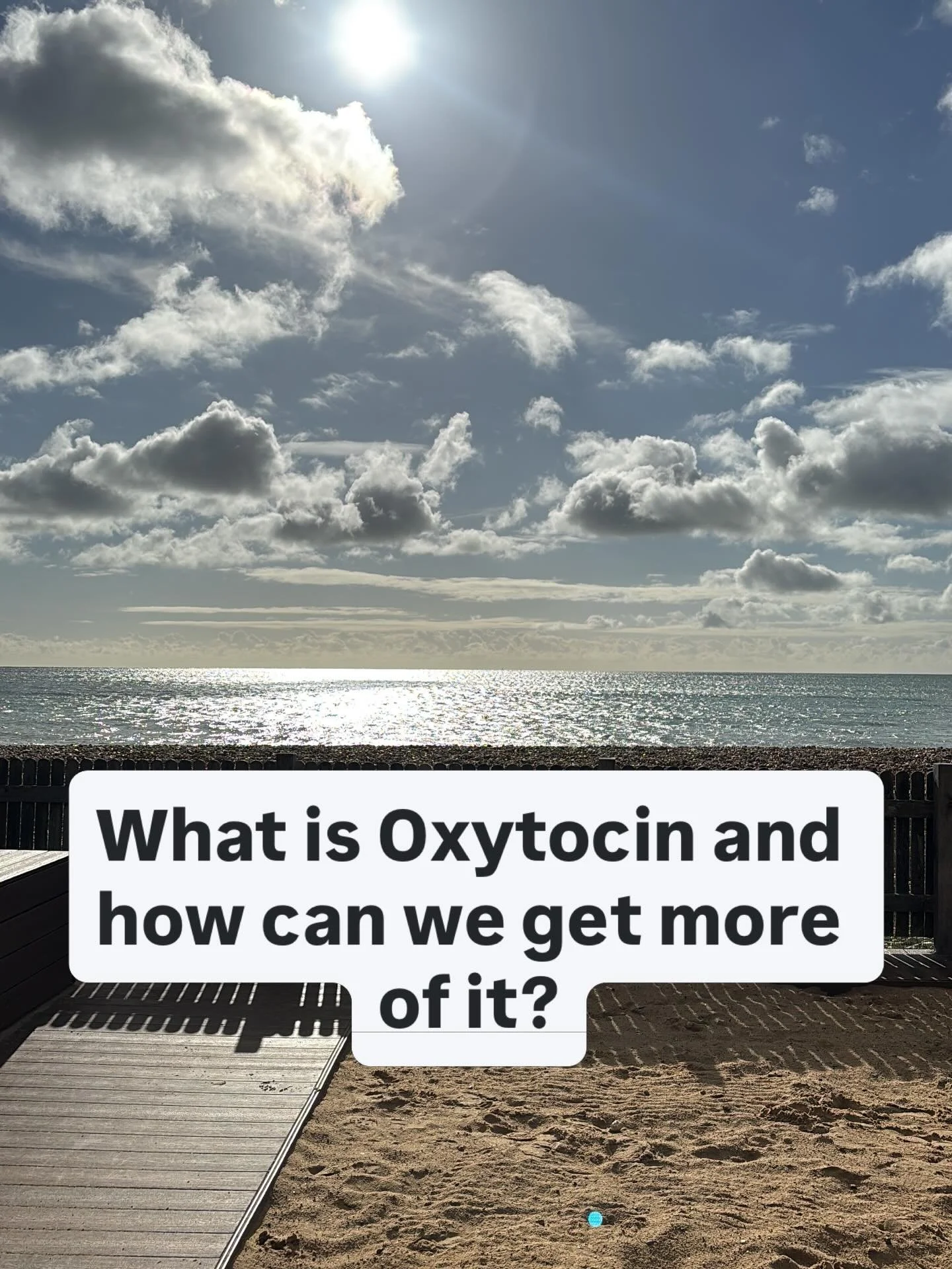 What is Oxytocin and how can we get more of it? We all know this one as the hormone that facilitates that connection between mother and baby but did you know how important it is to all of us&hellip; ✨