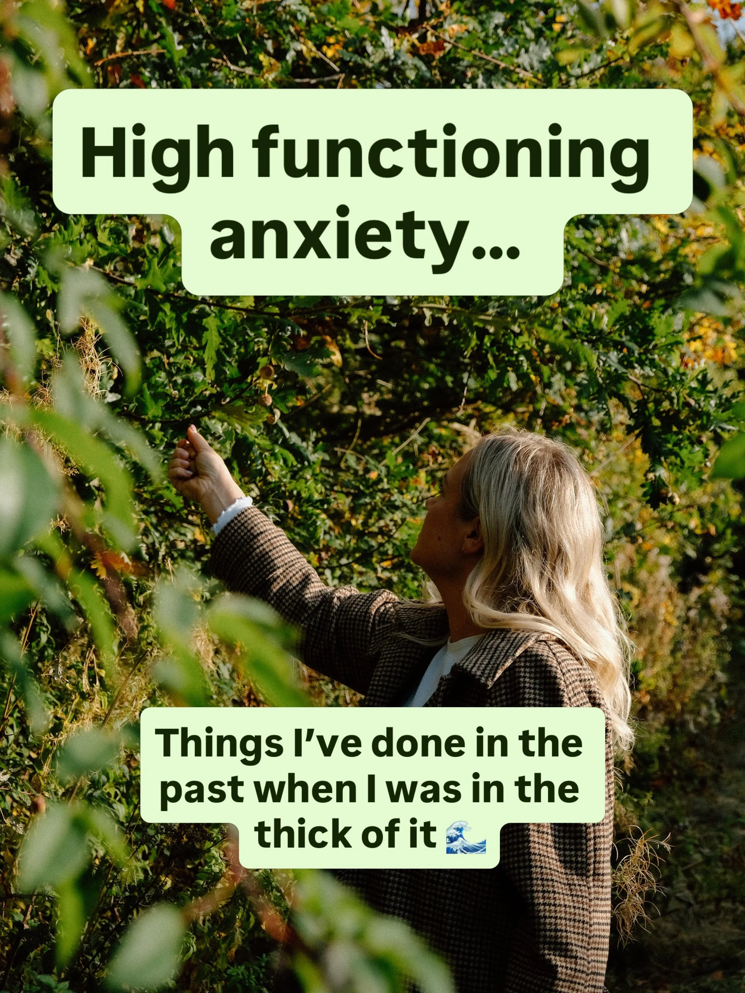 High functioning anxiety 🧠 I&rsquo;ve been there&hellip; 🫣 just because you look like you&rsquo;re coping on the outside, it doesn&rsquo;t mean you have to put up with the storm that&rsquo;s happening on the inside 🌊
