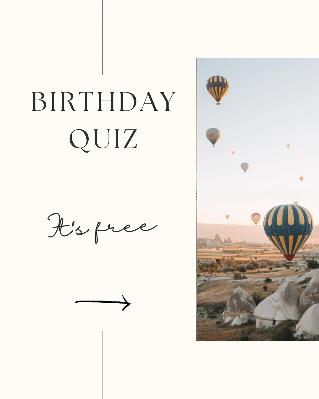 Save this post for later when you have a birthday coming up 🙌. Take our fun quiz and get ideas sent straight to your inbox!
👉 No strings attached. 
Tap the link in bio to start 👊