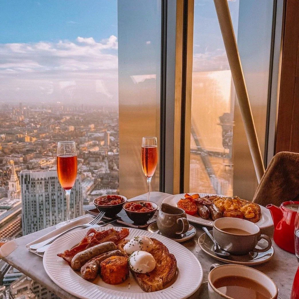Breakfast with a view