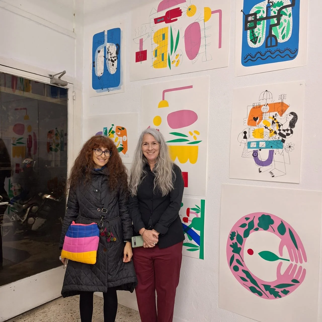 Kypseli Print Studio open studio for art residence.