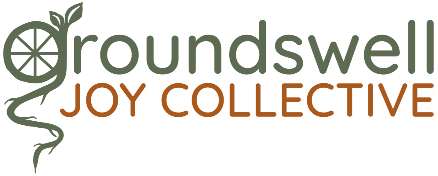 Logo for Groundswell Joy Collective.