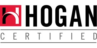 Hogan Certified logo with a red square and a stylized white 'H' next to the word 'Hogan' in black letters and 'Certified' underneath.