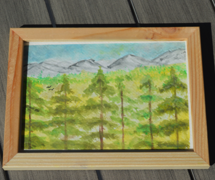 "The Valley" Original Watercolour Painting