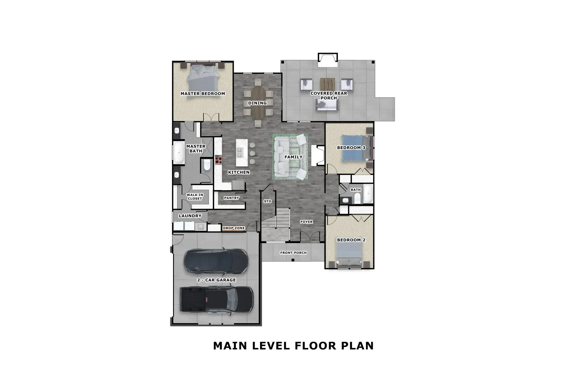 The Cottonwood - Main Level