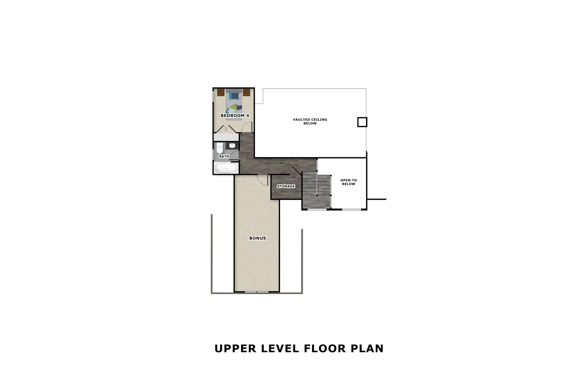 The Cottonwood - Upper Level