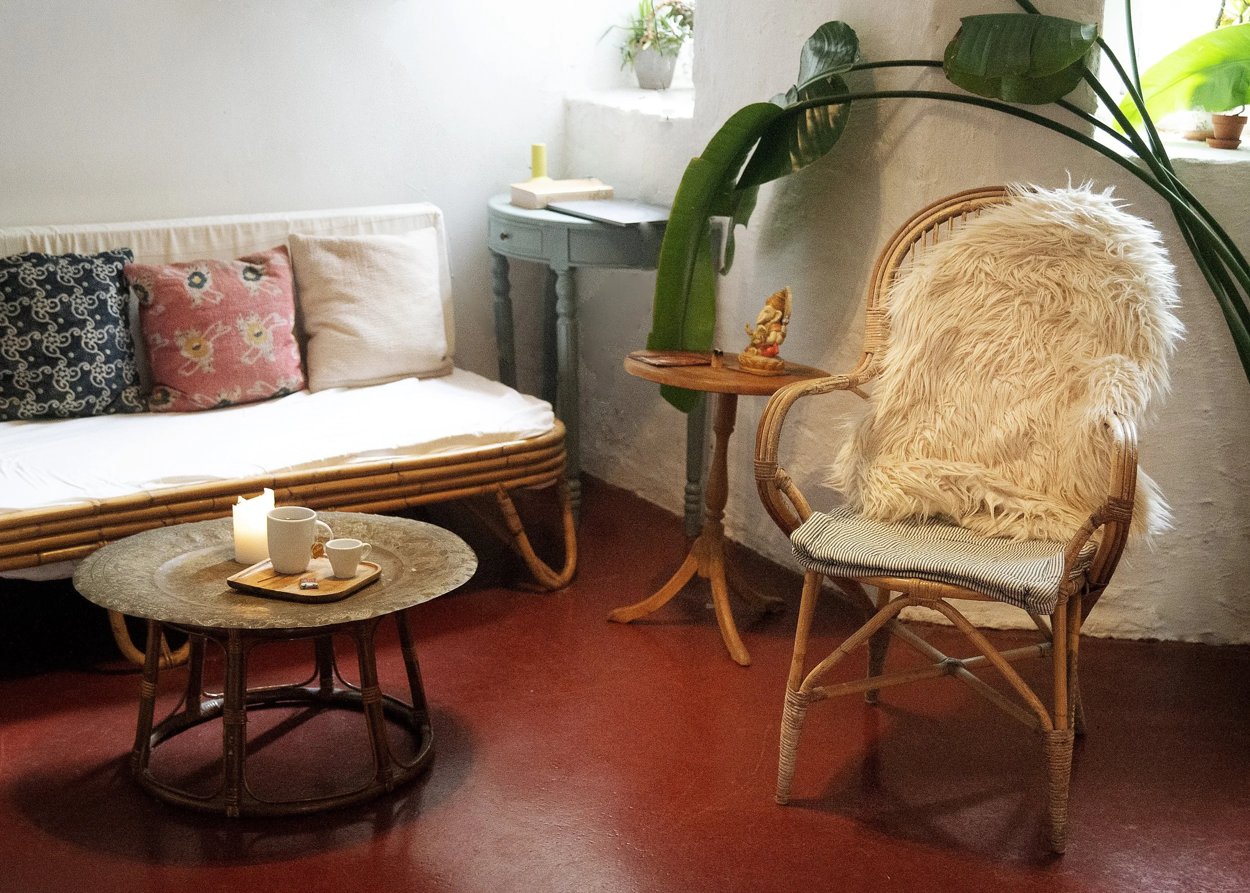 et roligt meditationsrum på Kesh på Nørrebro