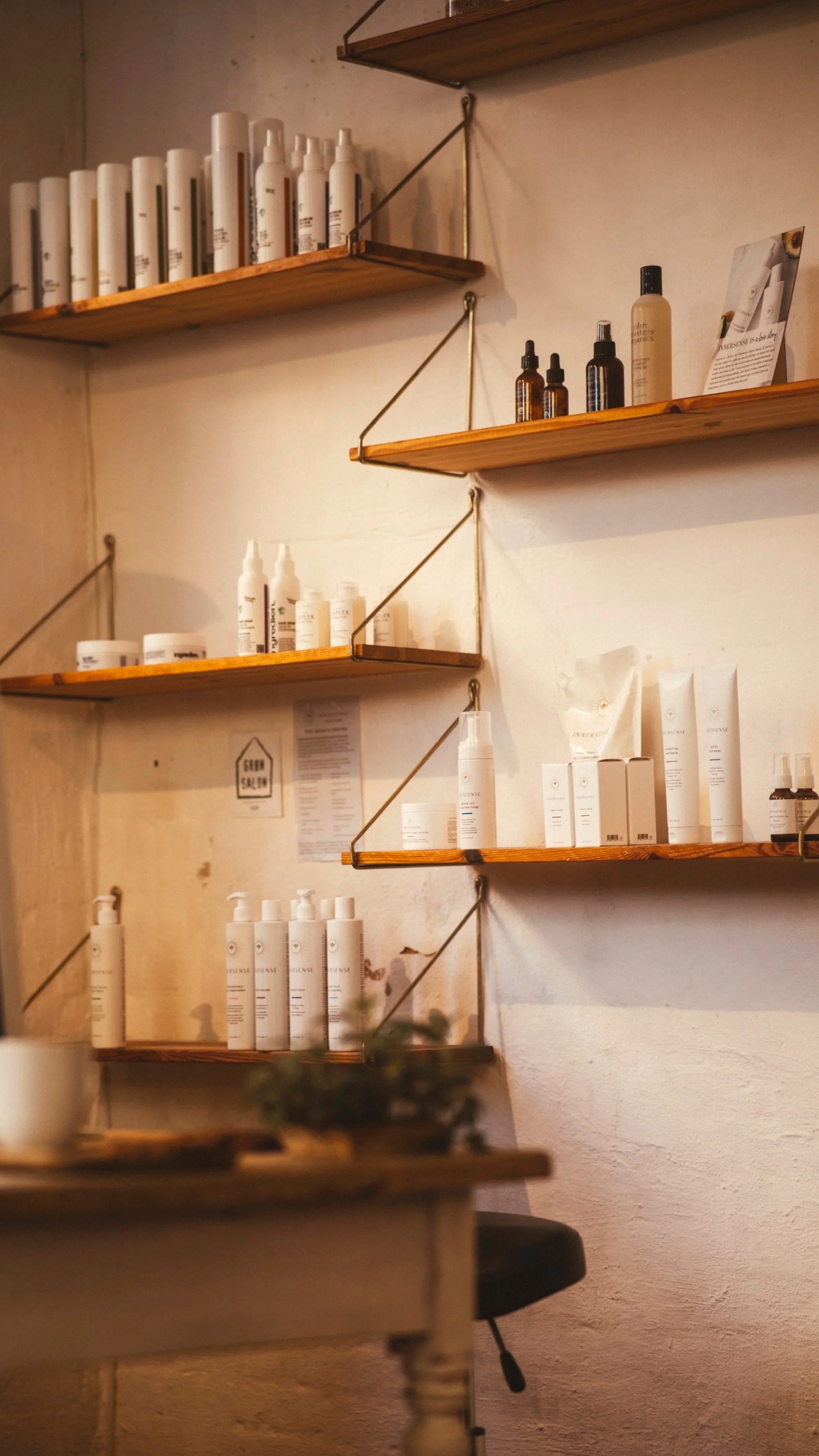 Certified and eco-friendly hair products used at KESH