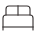 Empty black desk with a simple black chair in a minimally decorated room