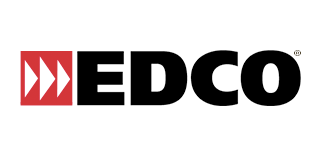 EDCO logo with three red arrows pointing to the right next to the word EDCO in bold black letters