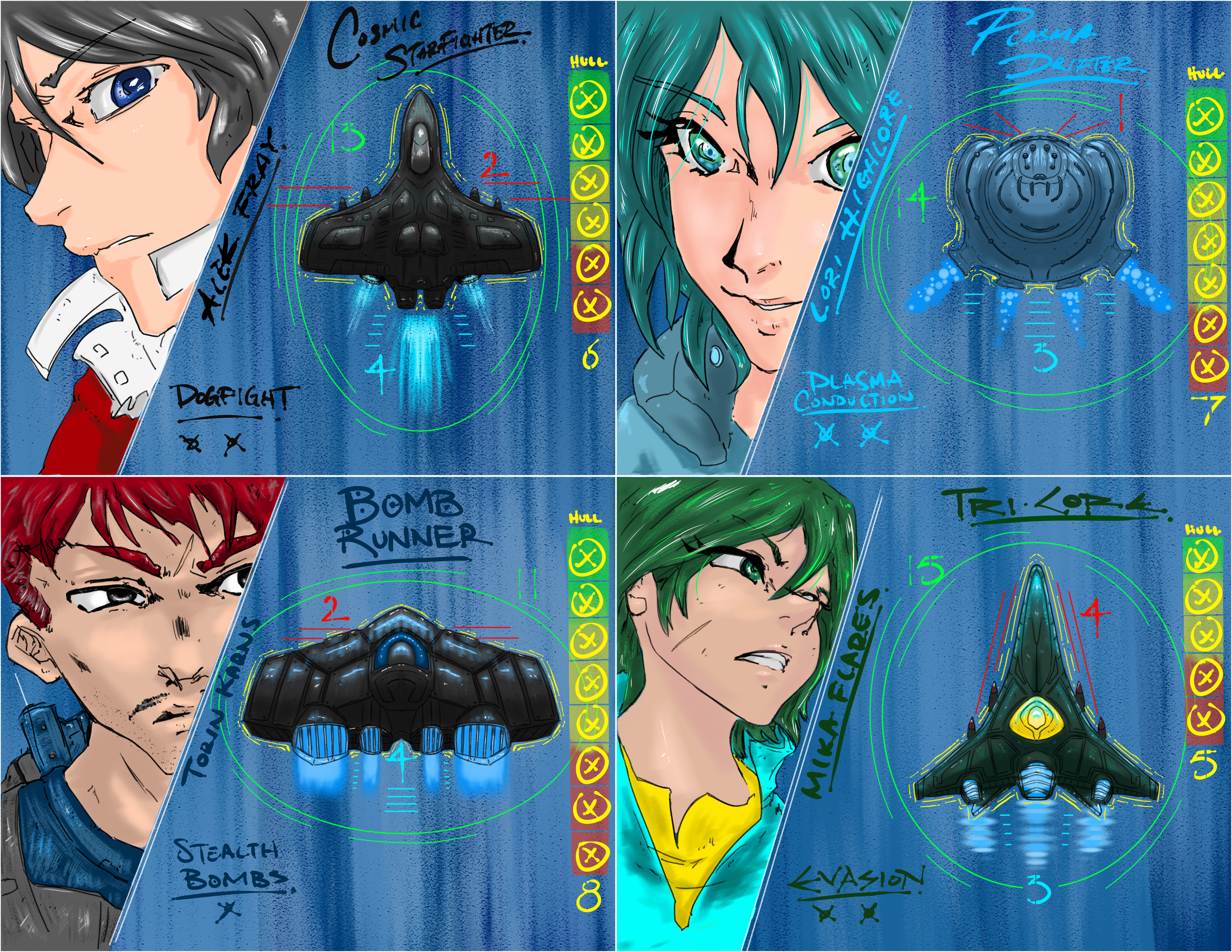 Pilot/ Starship Cards