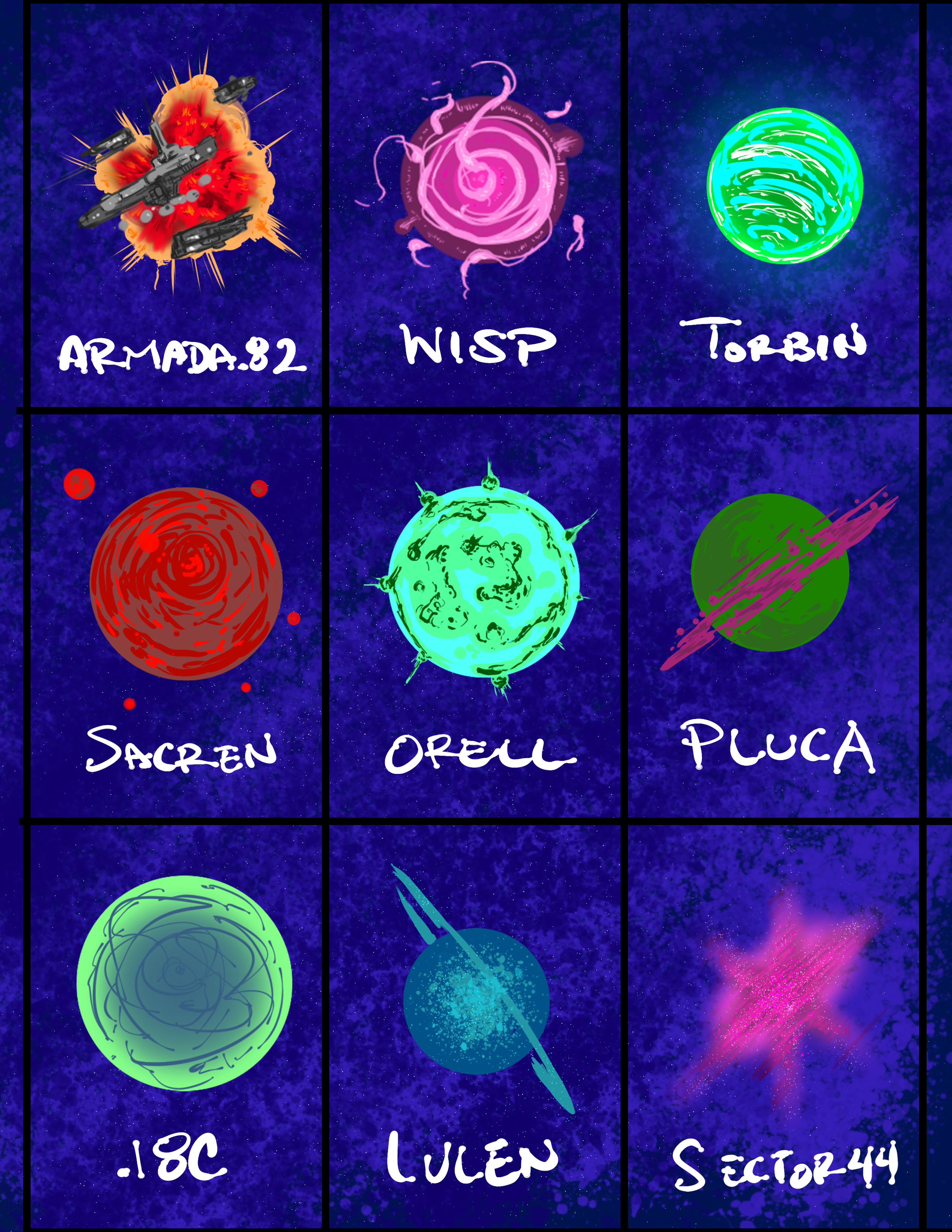 Planet Cards 02