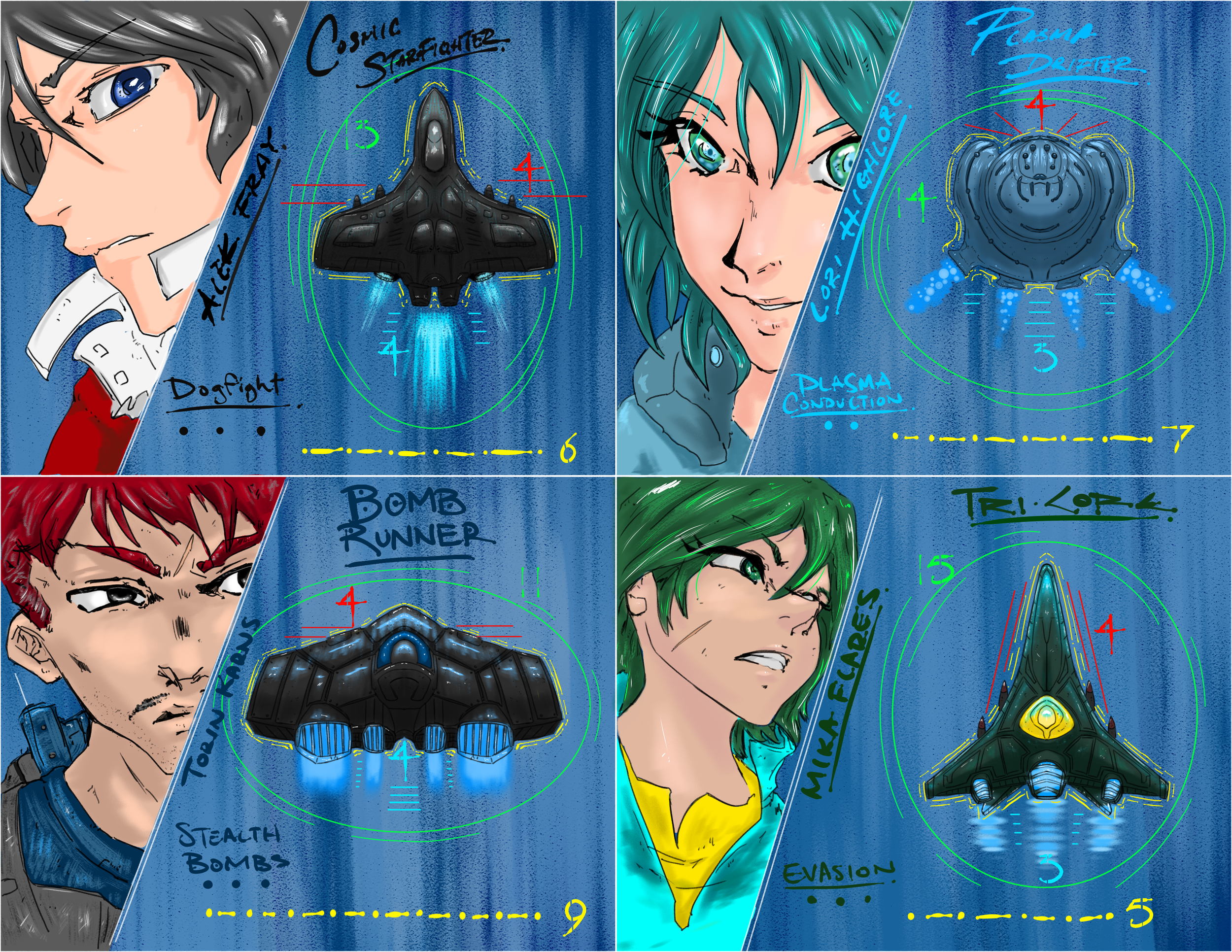 Pilot/ Starship Cards01