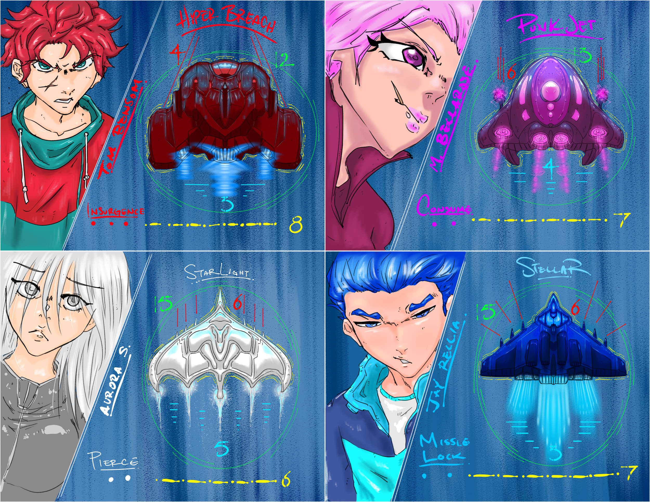 Pilot/ Starship Cards 02