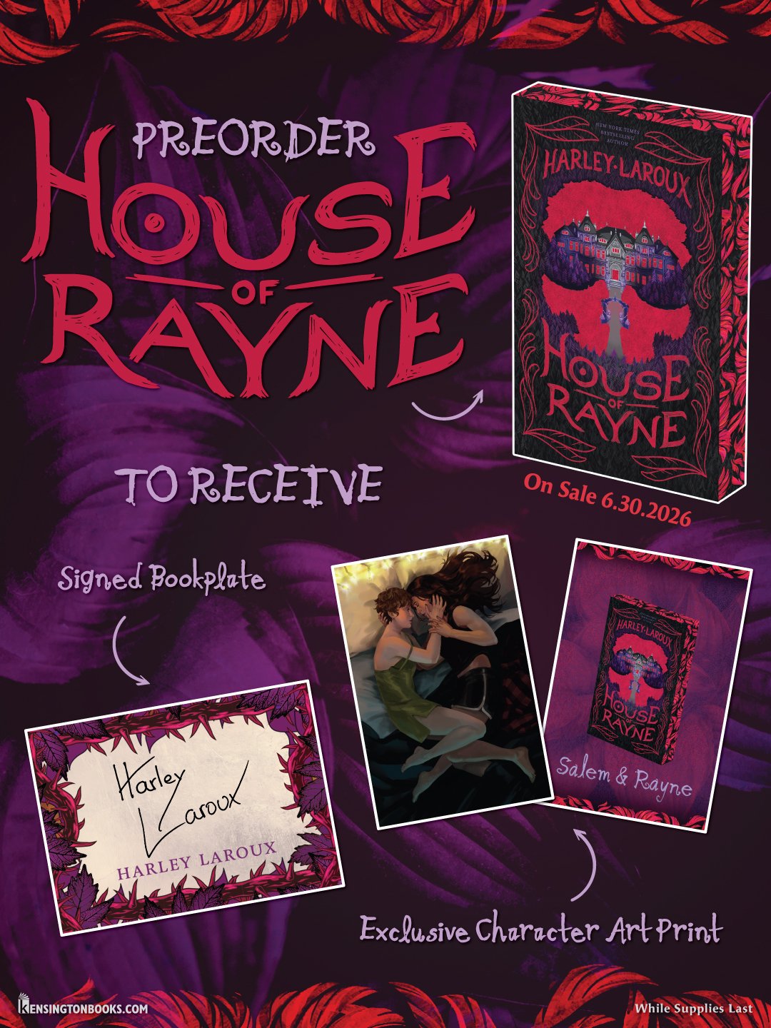 Deluxe Paperback House Of Rayne $19.95 release 6-30-26