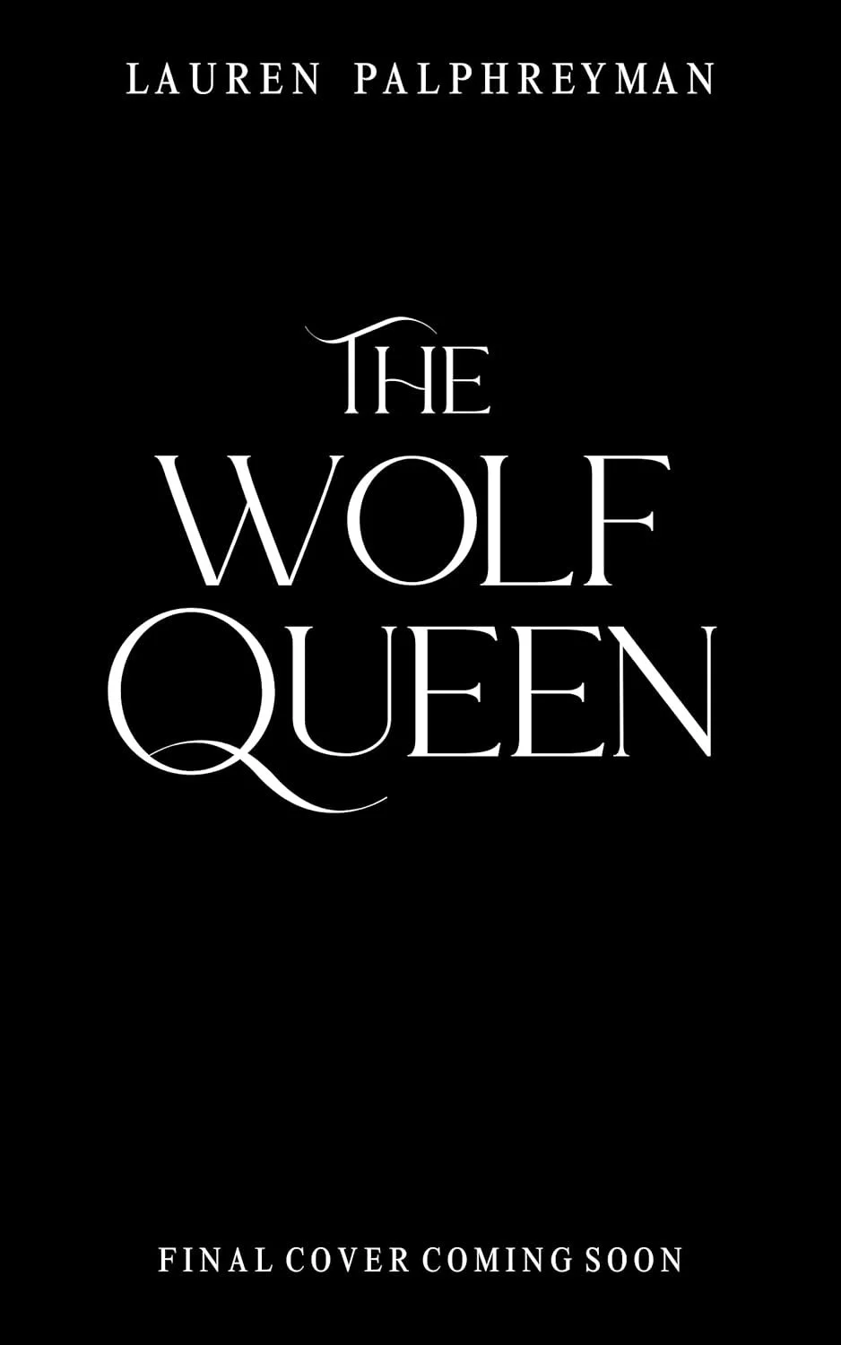 The Wolf Queen Preorder $32.99 Release 11-17-26